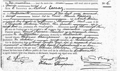 Carraz Robert