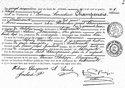 Champenois Ivonne-Ernestine