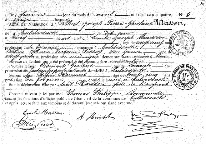 Masson Albert-Joseph-Pierre-Ghislain