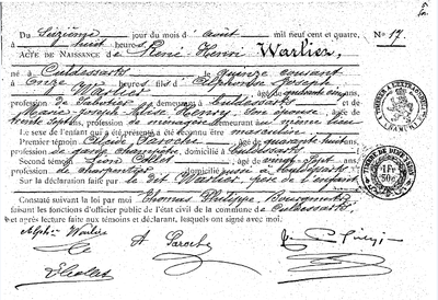 Warlier René-Henri
