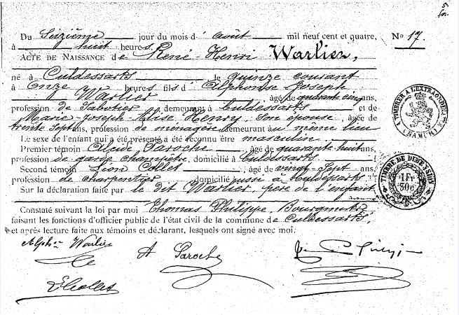 Warlier René-Henri