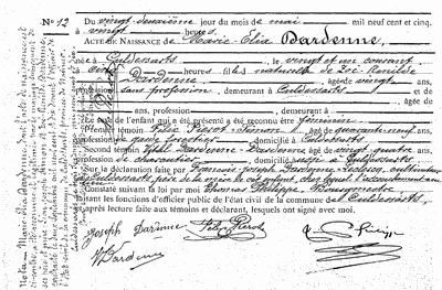 Dardenne Marie-Élia