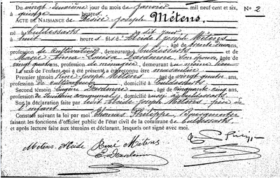 Métens Désiré-Joseph