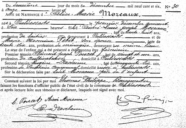 Moreaux Alice-Marie
