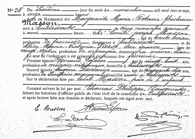 Masson Marguerite-Marie-Octavie-Ghislaine