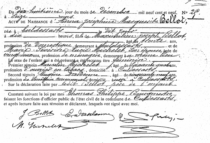 Bellot Anna-Joséphine-Marguerite