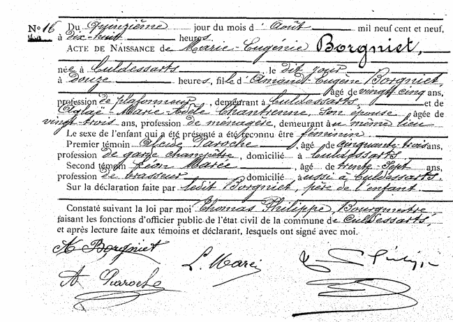 Borgniet Marie-Eugénie