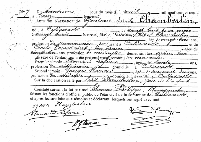 Chamberlin Gontran-Auguste-André