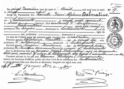 Dalmatius Camille-Désiré-Alphonse