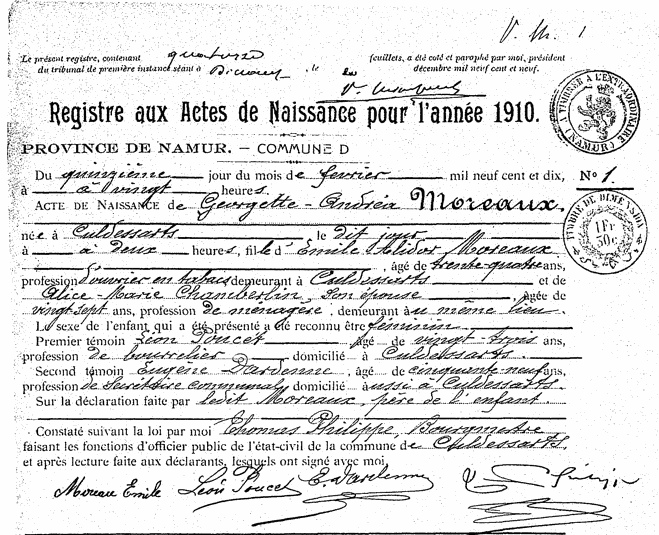 Moreaux Georgette-Andréa