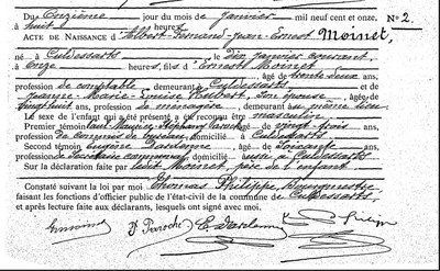 Albert Fernand Jean Ernest Moinet