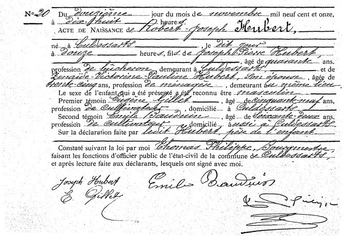 Robert Joseph Hubert