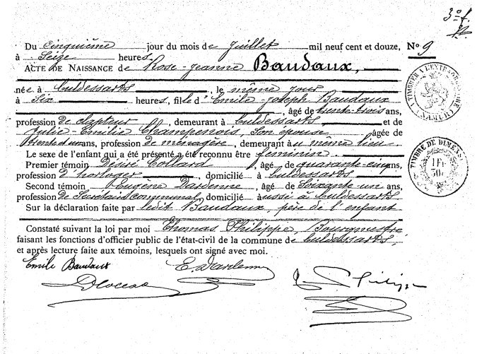 Rose Jeanne Baudaux