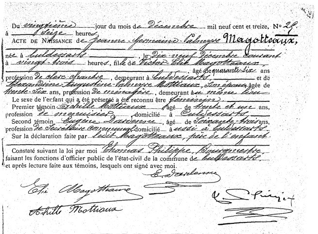 Jeanne Germaine Palmyre Magotteaux