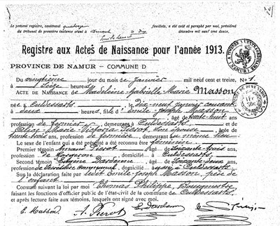 Madeleine Gabrielle Marie Masson