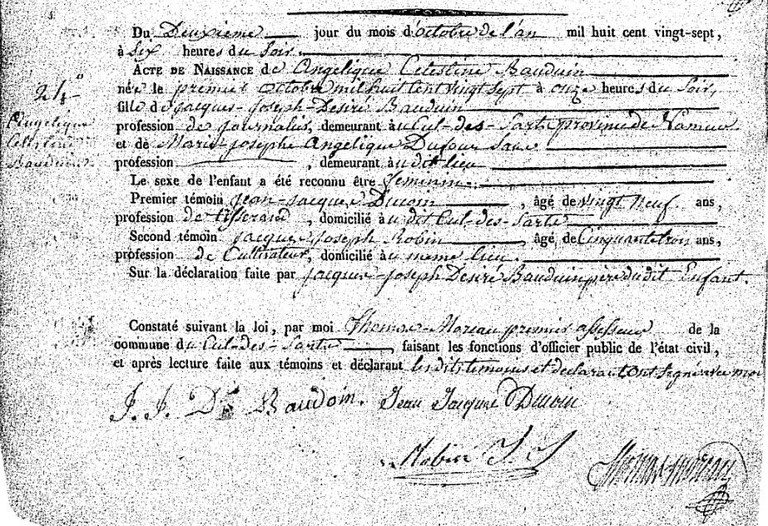 BAUDUIN Angélique Celestine