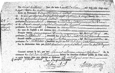 COLLARD Augustin Joseph