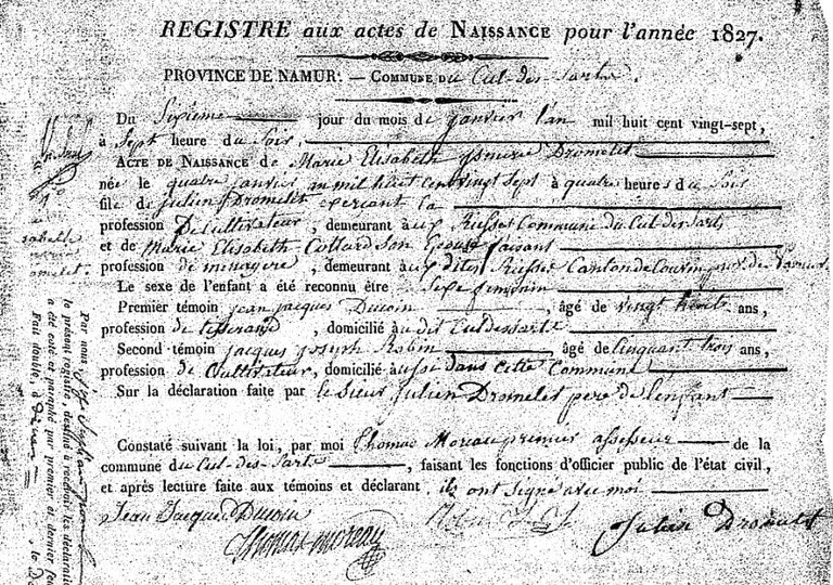 DROMELET Marie Elisabeth