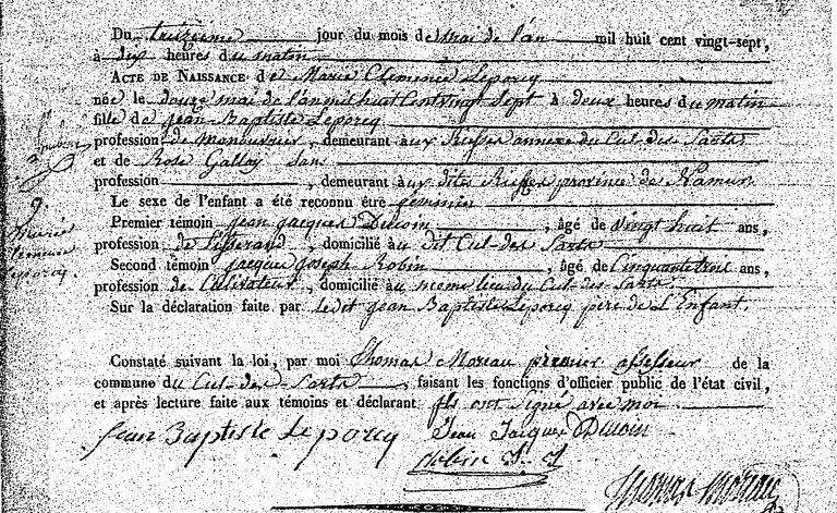 LEPORCQ Marie Clémence