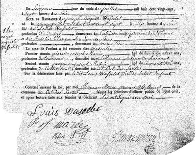 WASSELET Joseph Auguste