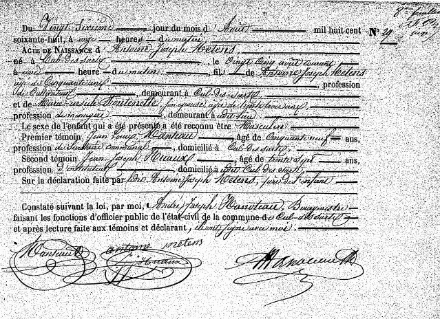 Métens Antoine-Joseph