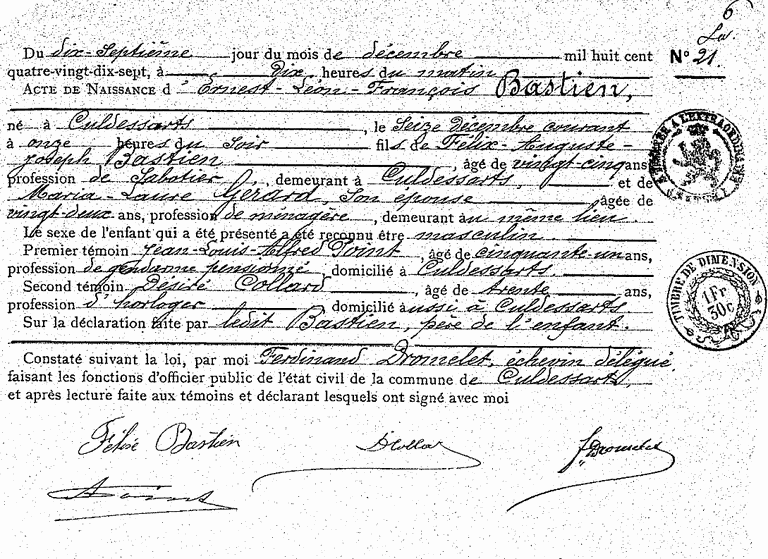 Bastien Ernest-Léon-François