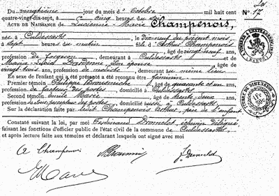 Champenois Lucienne-Marie