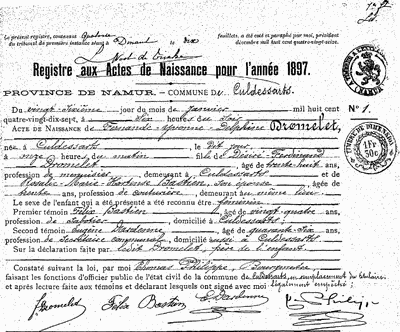 Dromelet Fernande-Yvonne-Delphine