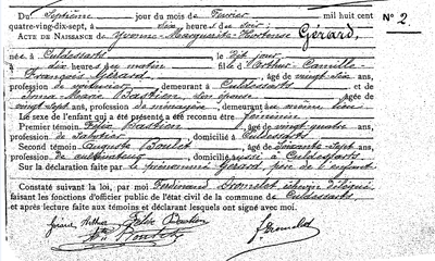 Gérard Yvonne-Marguerite-Hortense