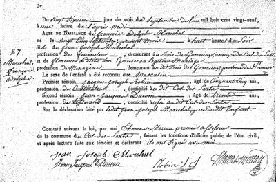 Marechal François Adolphe