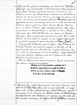 Actes 1 et 2