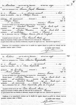Actes 1 et 2