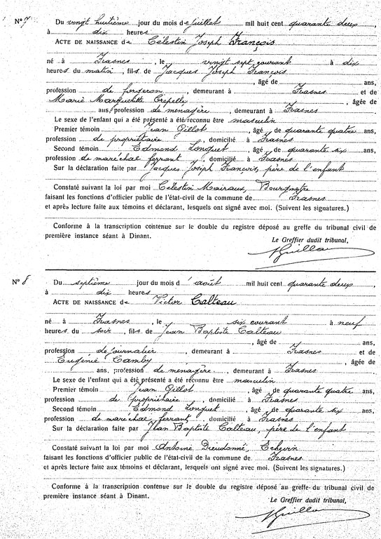 Actes 7 et 8