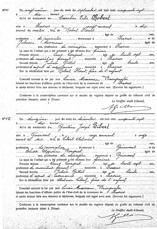 Actes 11 et 12