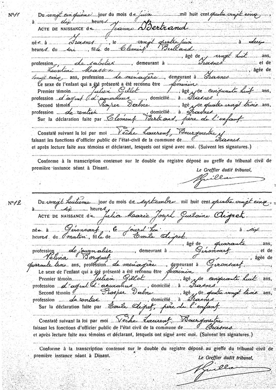 Actes 11 et 12