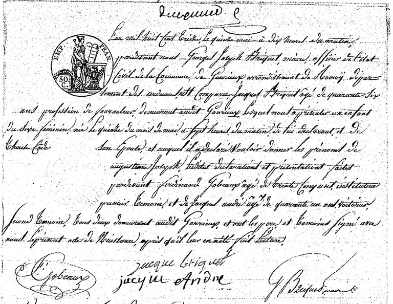 BRIQUET Augustine Joseph