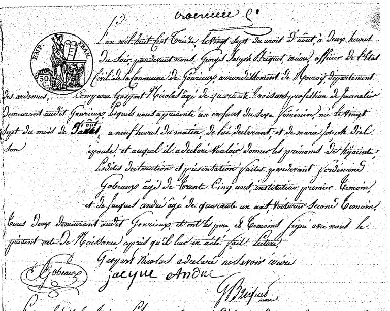 NICOLAS Hyacinte