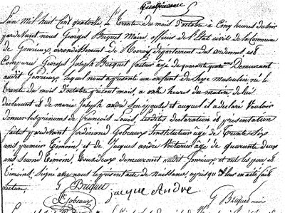 BRIQUET François Louis