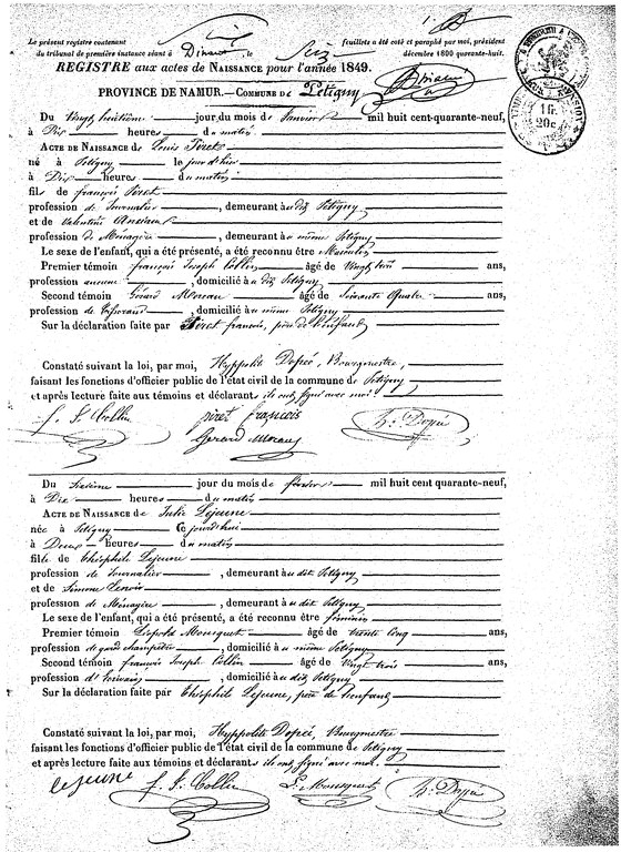 Actes 1 et 2