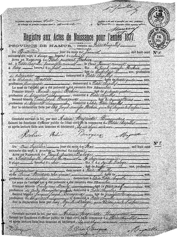 Actes 1 et 2